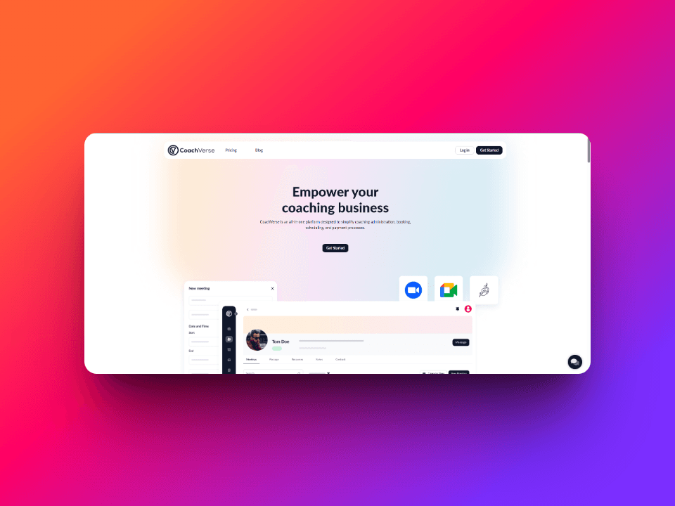 CoachVerse (Coaching Management Platform)