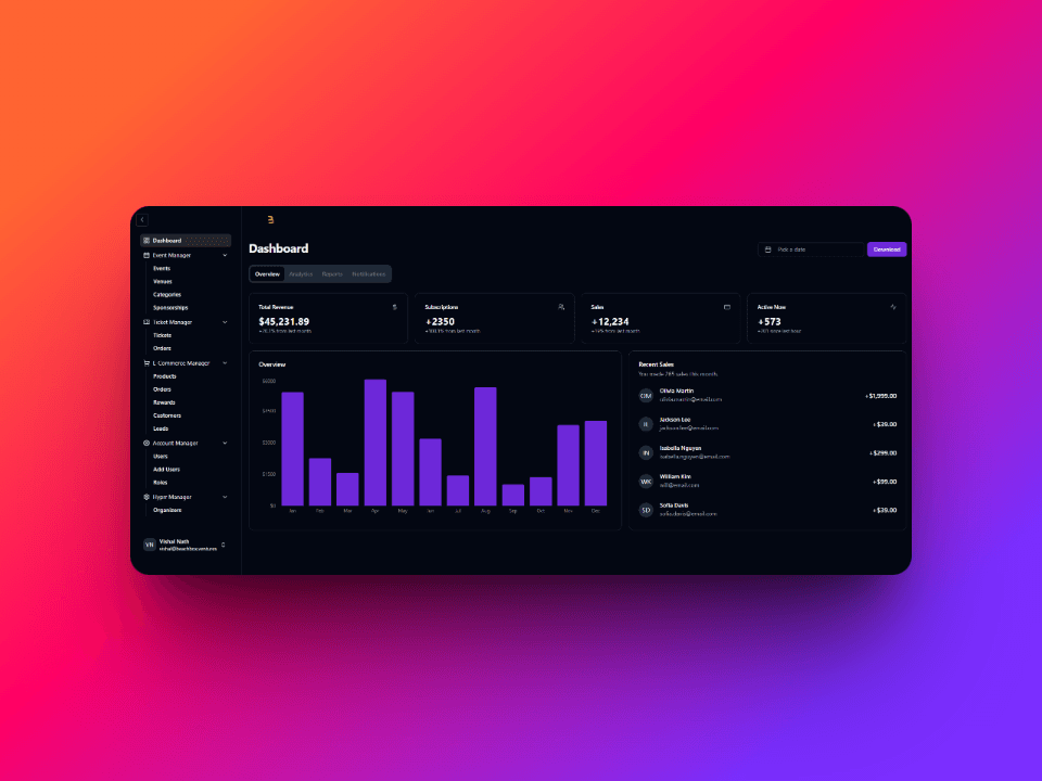Hyprr (Event Management Application)
