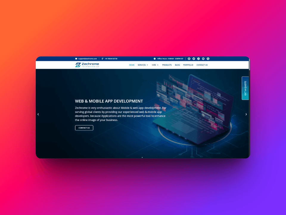 Zechrome Website